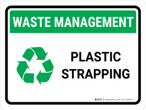 Waste Management Plastic Strapping Landscape - Wall Sign