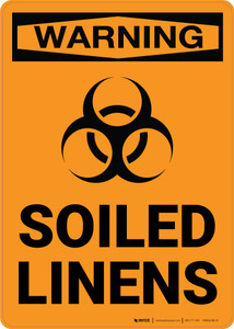 Warning: Soiled Linens - Wall Sign