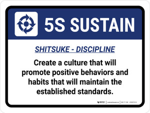 5S Sustain Landscape - Wall Sign