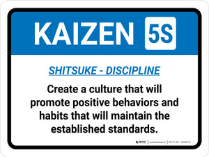 Kaizen 5S Landscape - Wall Sign