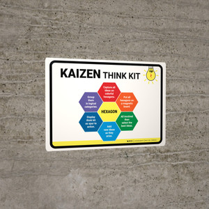 Kaizen Think Kit Landscape - Wall Sign