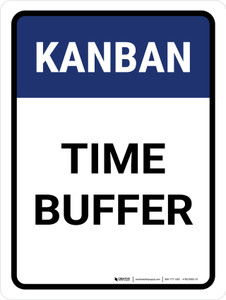 Kanban Time buffer Portrait - Wall Sign