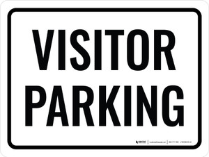 Visitor Parking Landscape Portrait - Wall Sign