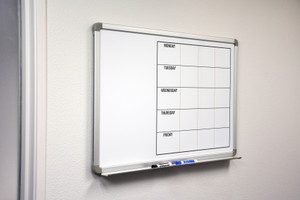 M-F Grid 21X21 - Whiteboard Overlay