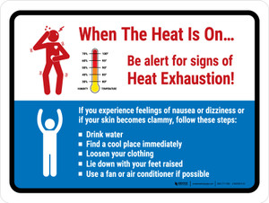 When The Heat Is On Landscape - Wall Sign