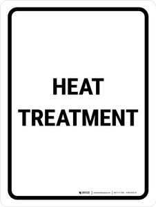 Heat Treatment Portrait - Wall Sign
