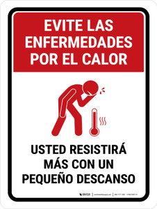 You Will Last Longer With A Little Rest Spanish Portrait - Wall Sign