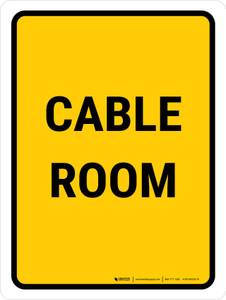 Cable Room Portrait - Wall Sign