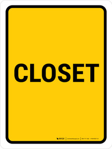 Closet Portrait - Wall Sign