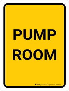 Pump Room Portrait - Wall Sign