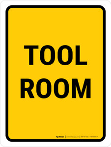 Tool Room Portrait - Wall Sign