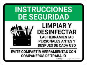 Safety Instructions Spanish Landscape - Wall Sign