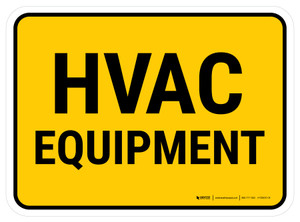 Hvac Equipment Rectangular - Floor Sign