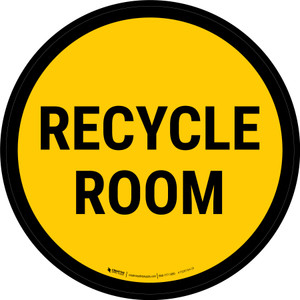 Recycle Room Circular - Floor Sign