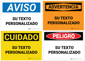 Custom OSHA Spanish Label Custom OSHA Spanish Label