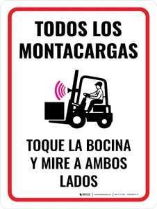 Todos los Montacargas - Toque Y Mire - Wall Sign