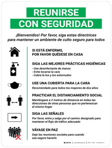 Juntos con Seguridad - Wall Sign