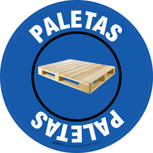 Paletas (Reales) Circular - Floor Sign