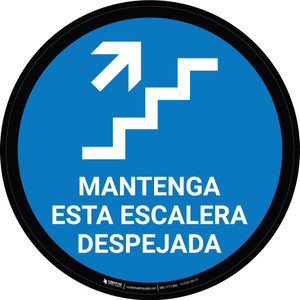 Escalera - Floor Sign