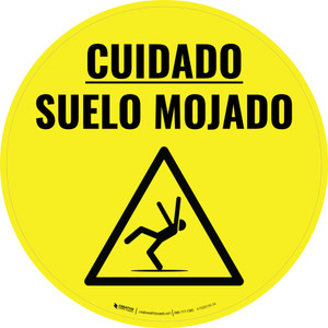 Señal de Cuidado por Suelo Mojado - Floor Sign