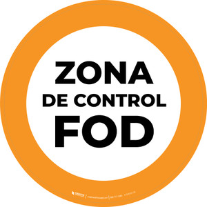 Zona de Control de FOD Tipo A - Floor Sign