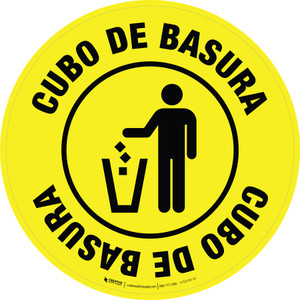 Cubos de Basura - Floor Sign