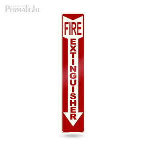 PERMALIGHT® Long Fire Extinguisher Sign - Rigid PVC PERMALIGHT® Long Fire Extinguisher Sign - Rigid PVC