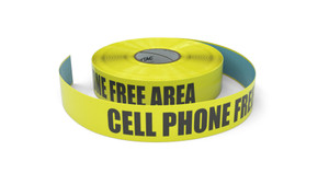 Cell Phone Free Area - Inline Printed Floor Marking Tape
