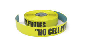 No Cell Phones - Inline Printed Floor Marking Tape