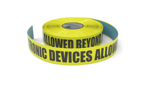 No Electronic Devices Allowed Beyond - Inline Printed Floor Marking Tape