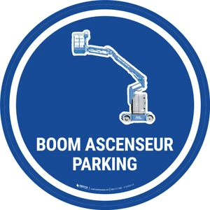 Boom Ascenseur Parking De-Chaussée Signe
