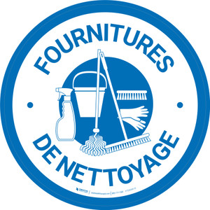 Fournitures De Nettoyage Cercle De-Chaussée Signe