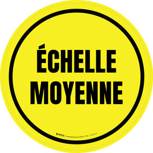 Moyenne Échelle Étage Signe
