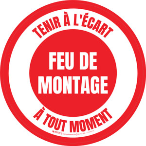 Feu De Montage De-Chaussée Signe