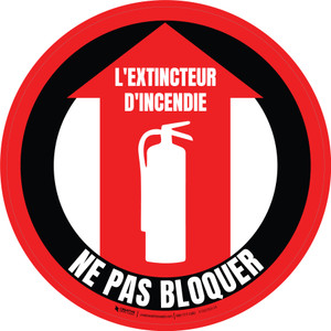 L'extincteur D'Incendie De-Chaussée Signe