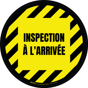 Inspection À L'Arrivée Étage Signe