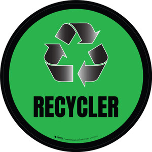 Recycler Verte Étage Signe