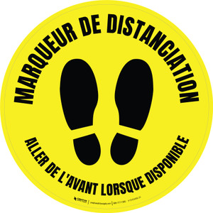 Distanciation Marqueur De-Chaussée Signe