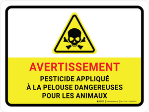 Avertissement: Protection Auditive Obligatoire (Warning: Hearing Protection Required) French Portrait - Wall Sign