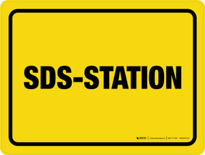 SDS-Station German - Wall Sign