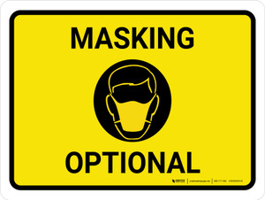 Masking Optional Yellow Landscape - Wall Sign