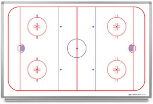 Hockey Playboard Dry Erase Board