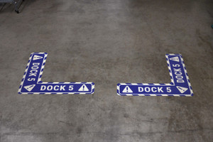 Dock 5 - Floor Sign Corner
