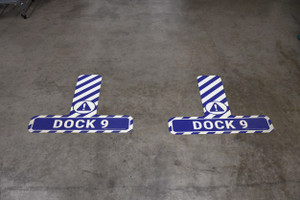 Dock 9 - Floor Sign T's Dock 9 - Floor Sign T's