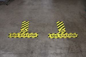 SDS Station - Floor Sign T's SDS Station - Floor Sign T's