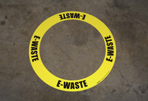 E-Waste - Circular Floor Sign Ring
