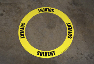 Solvent - Circular Floor Sign Ring