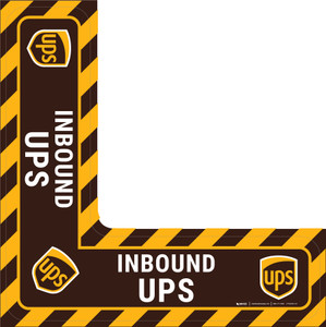 Inbound UPS - Floor Sign Corner