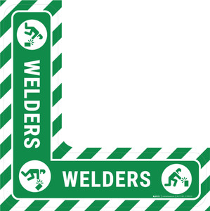 Welders - Floor Sign Corner