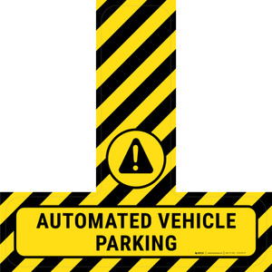 Automated Vehicle Parking - Floor Sign T's